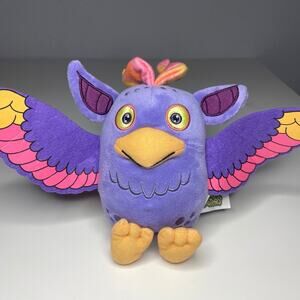 My Singing Monsters Tweedle Plush 8" Purple Bird Commonwealth 2020 - SOUND ERROR
